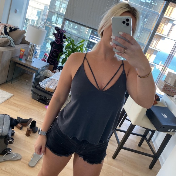 Tops - Criss cross tank top